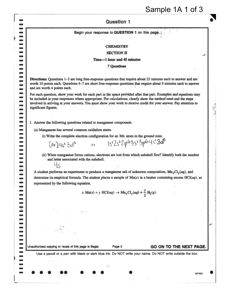 AP Practice 2 - AP Chemistry - image 2