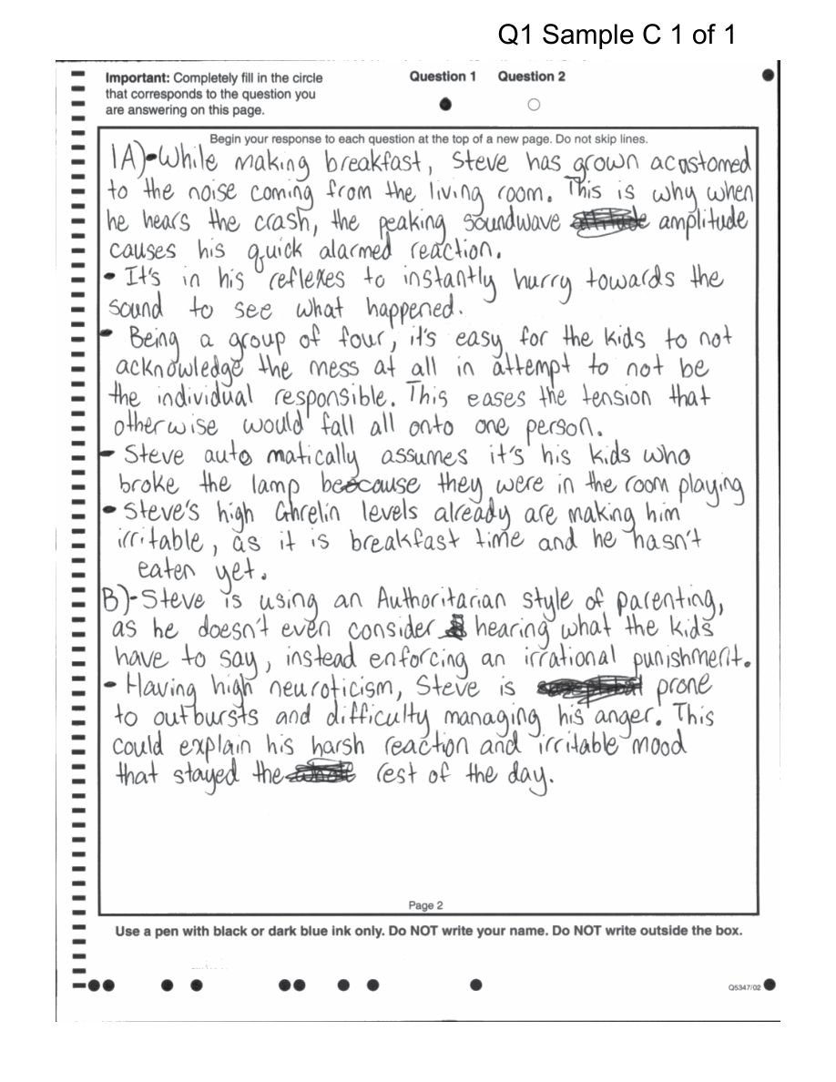 P.6 The Article Analysis Question: Method and Scoring Logic - AP Psychology - image 6