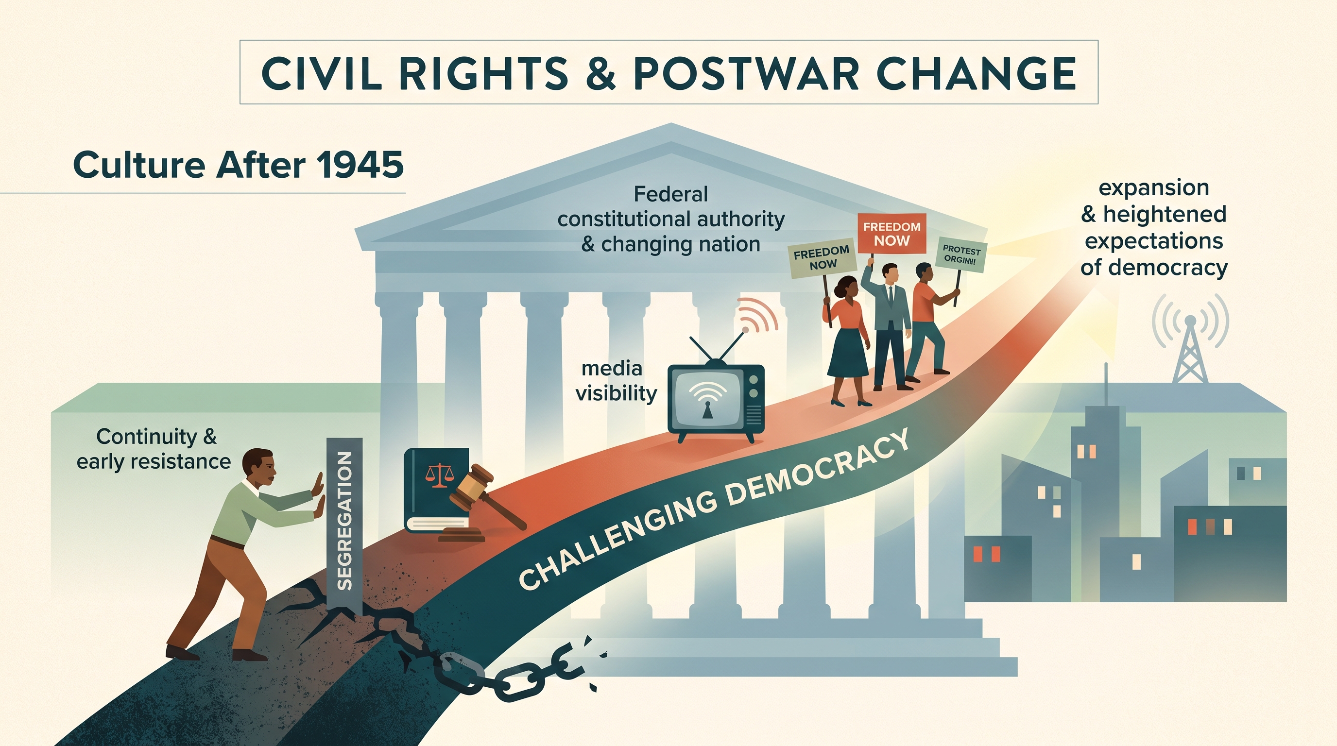 8.5 Culture After 1945 · 8.6 Early Steps in the Civil Rights Movement, 1940s and 1950s - AP United States History - image 1