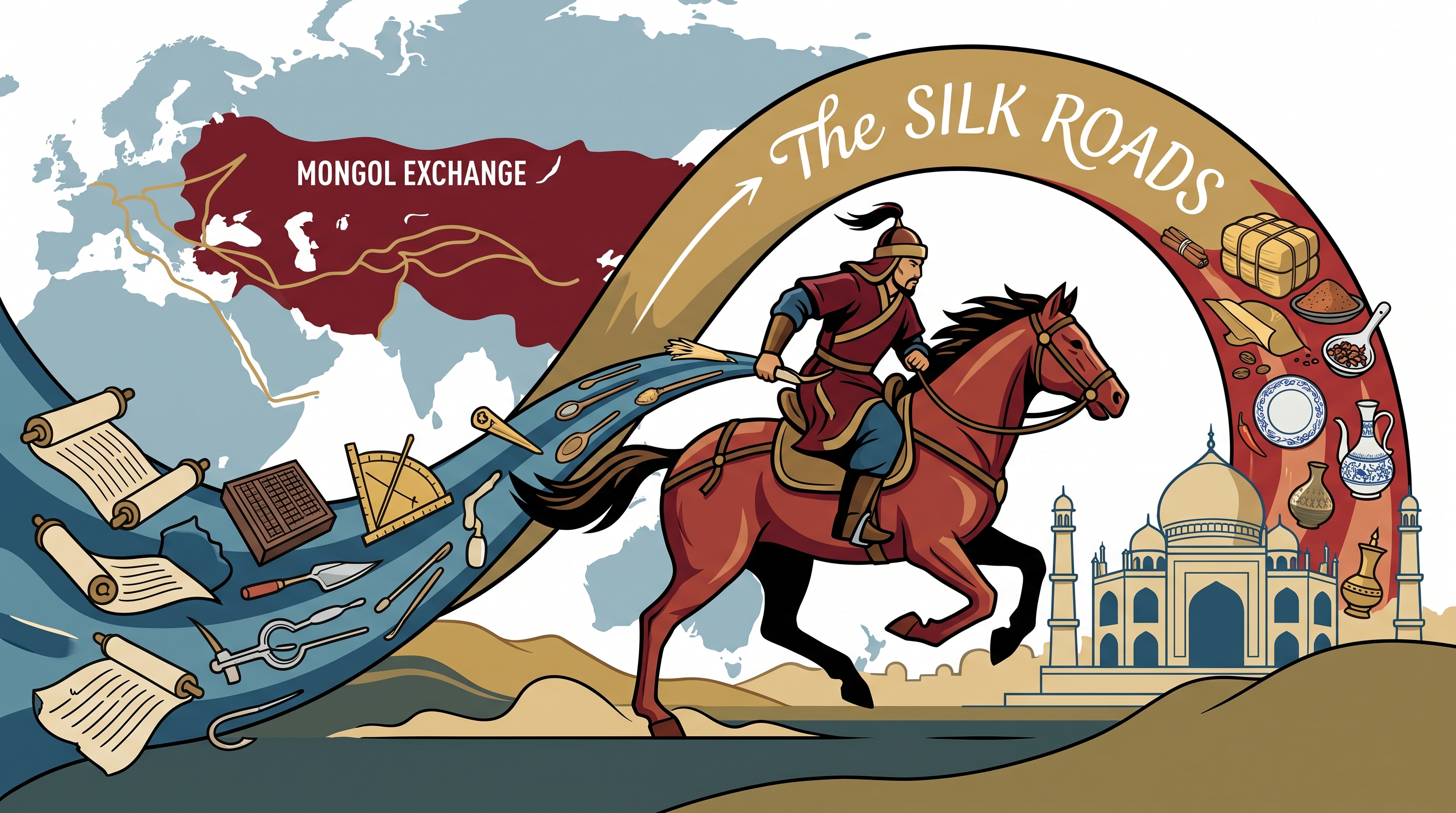 2.1 The Silk Roads · 2.2 The Mongol Empire and the Making of the Modern World - AP World History: Modern - image 1