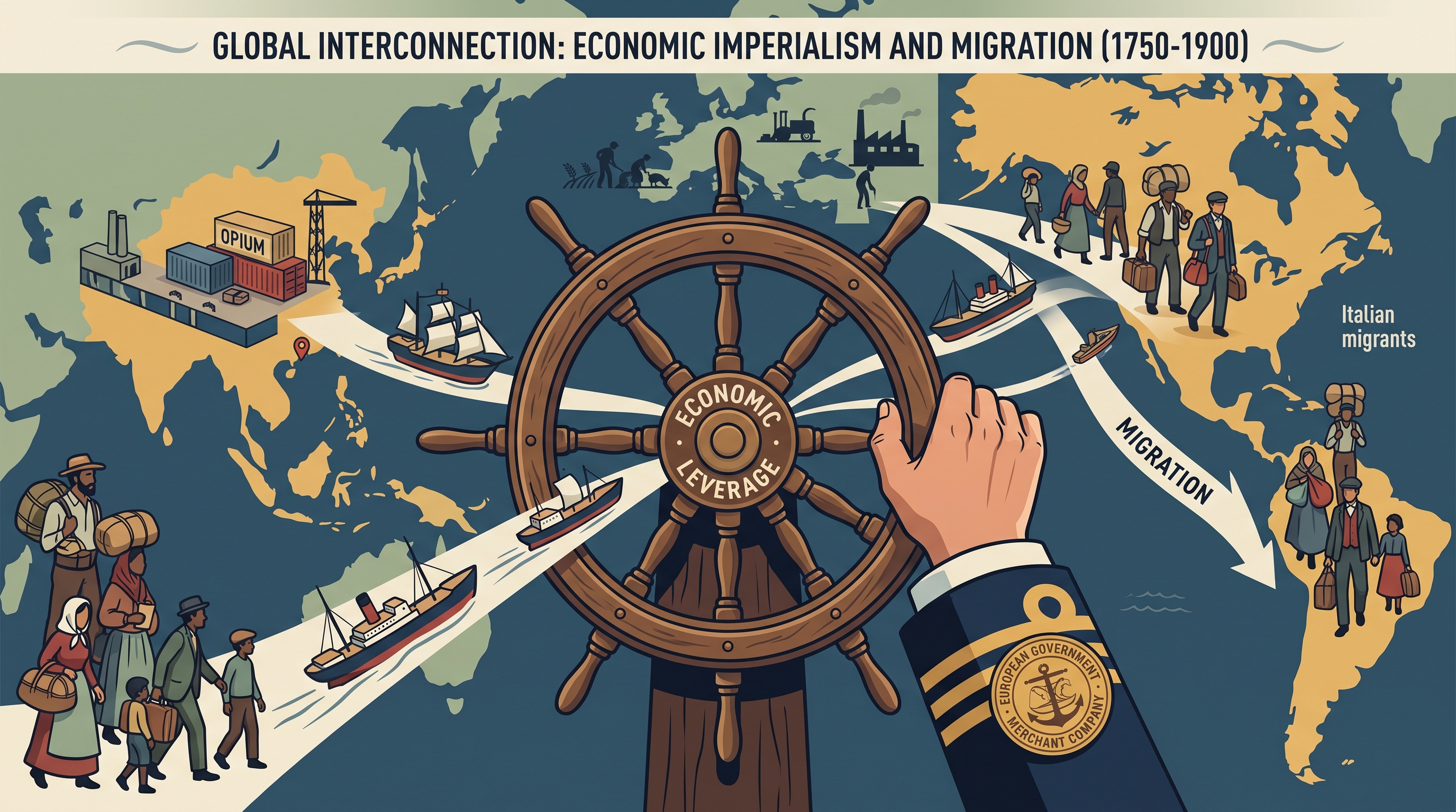 6.5 Economic Imperialism from 1750 to 1900 · 6.6 Causes of Migration in an Interconnected World - AP World History: Modern - image 1