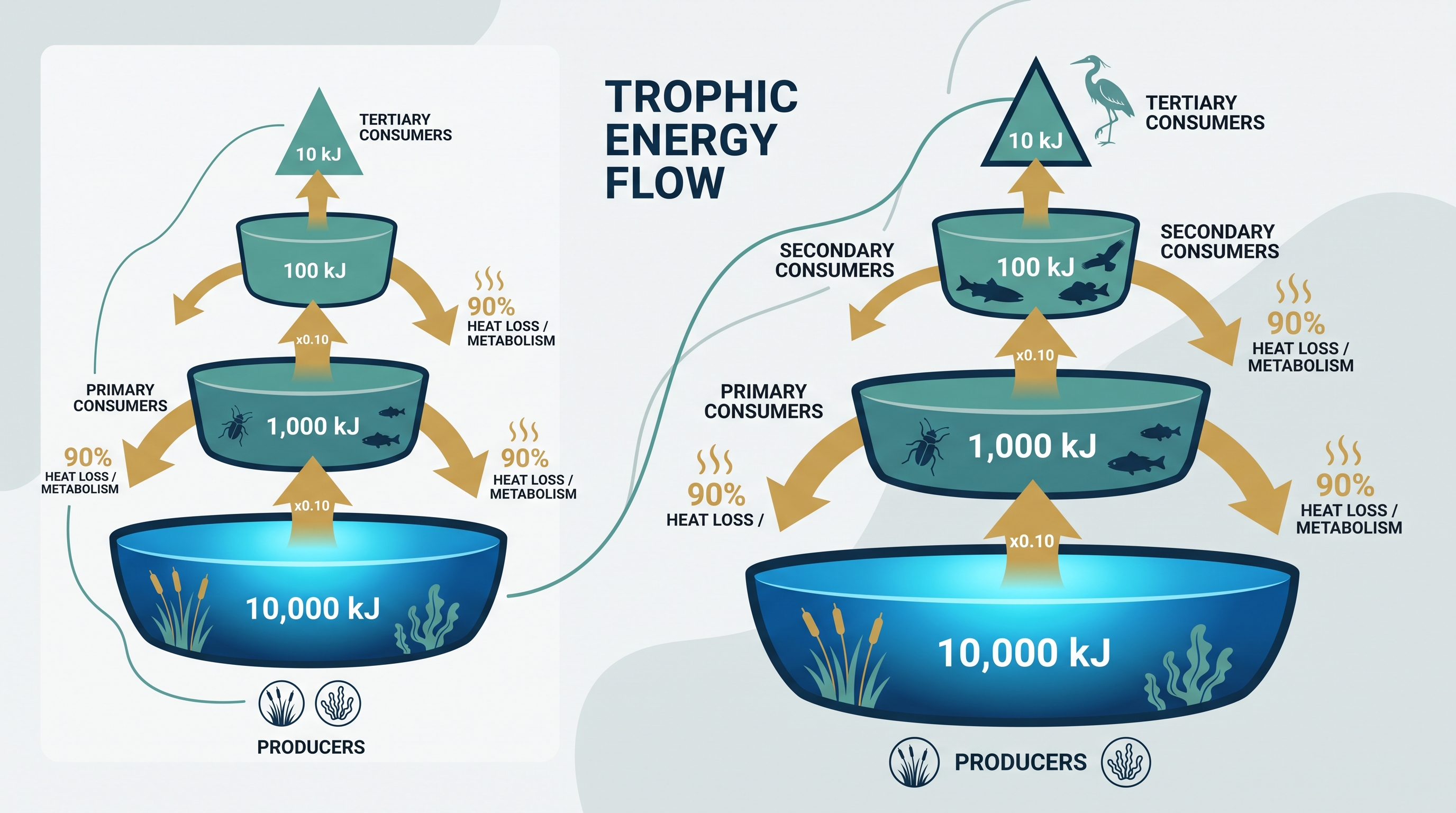 1.9 Trophic Levels · 1.10 Energy Flow and the 10% Rule - AP Environmental Science - image 1