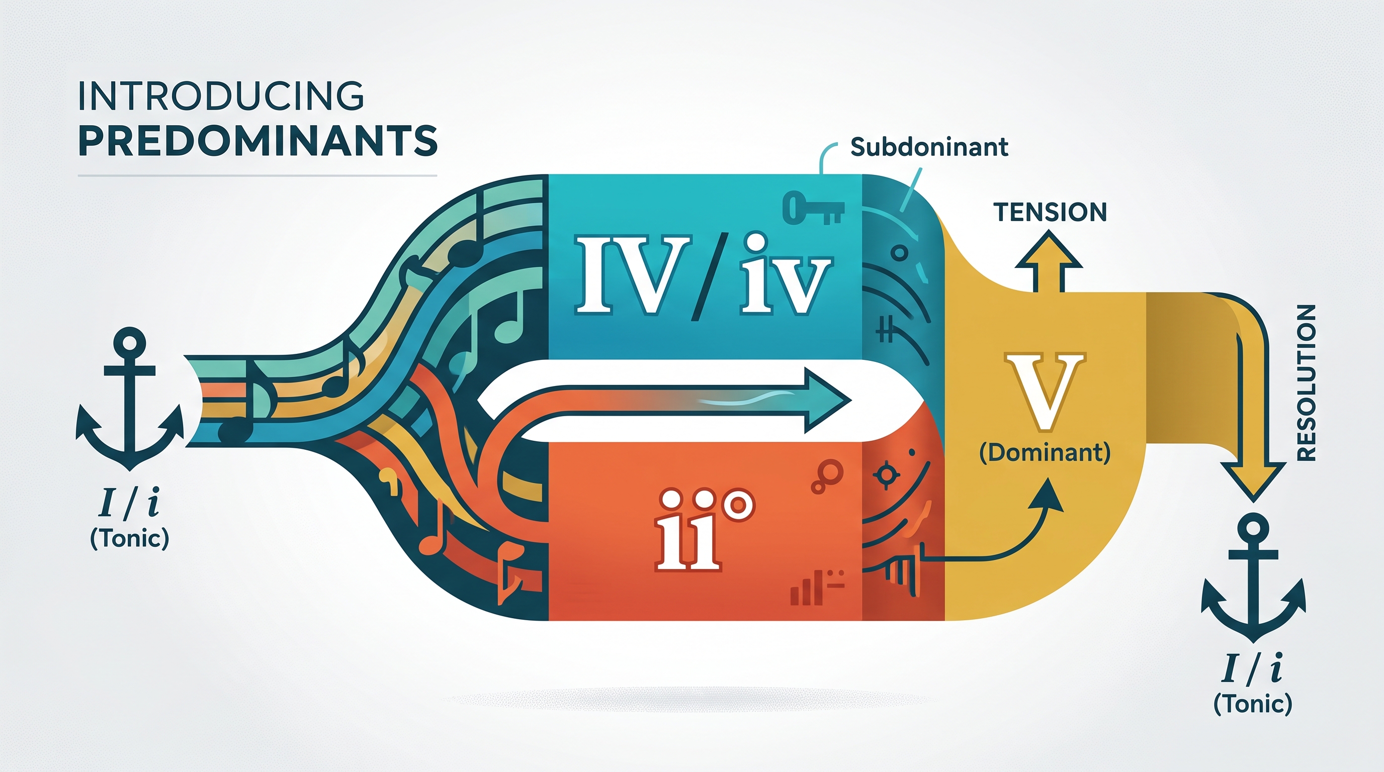 5.1 Adding predominant-function IV (iv) and ii (ii°) to a melodic phrase - AP Music Theory - image 1